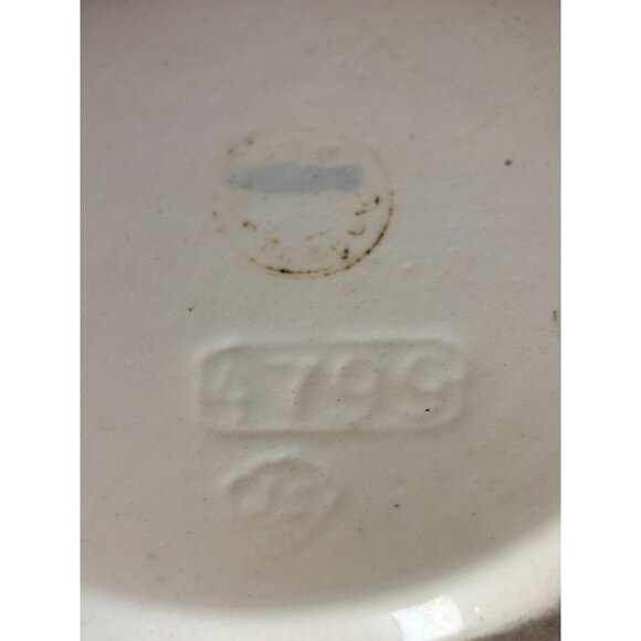 Antique Majolica Birch Tree Vase with applied Pears and Leaves 11 - Picture 8 of 16